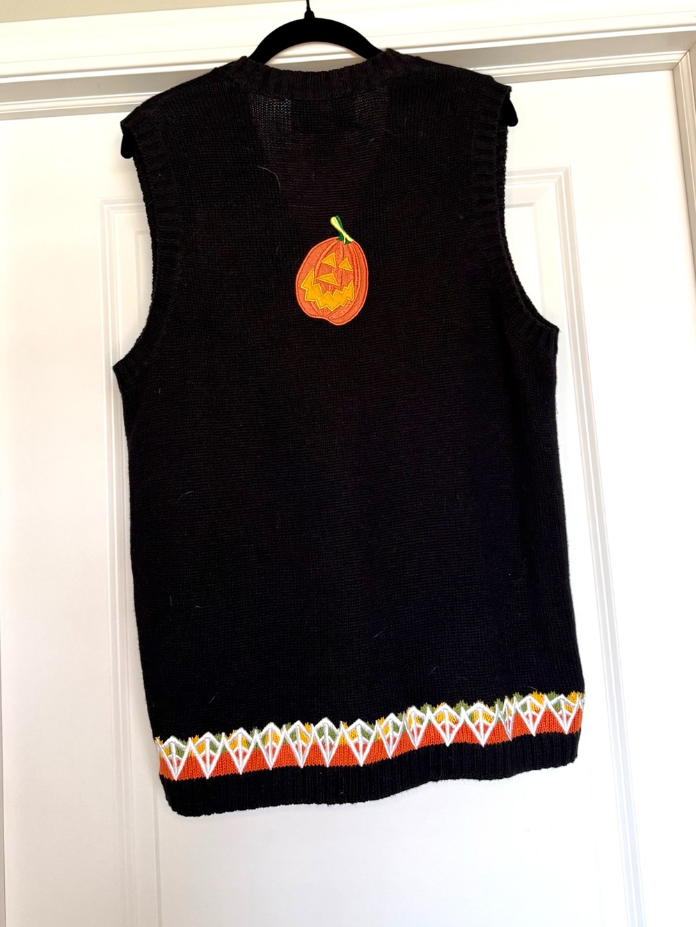 Tiara International Vintage 90s Halloween Sweater Vest | M-L - Picture 3 of 4